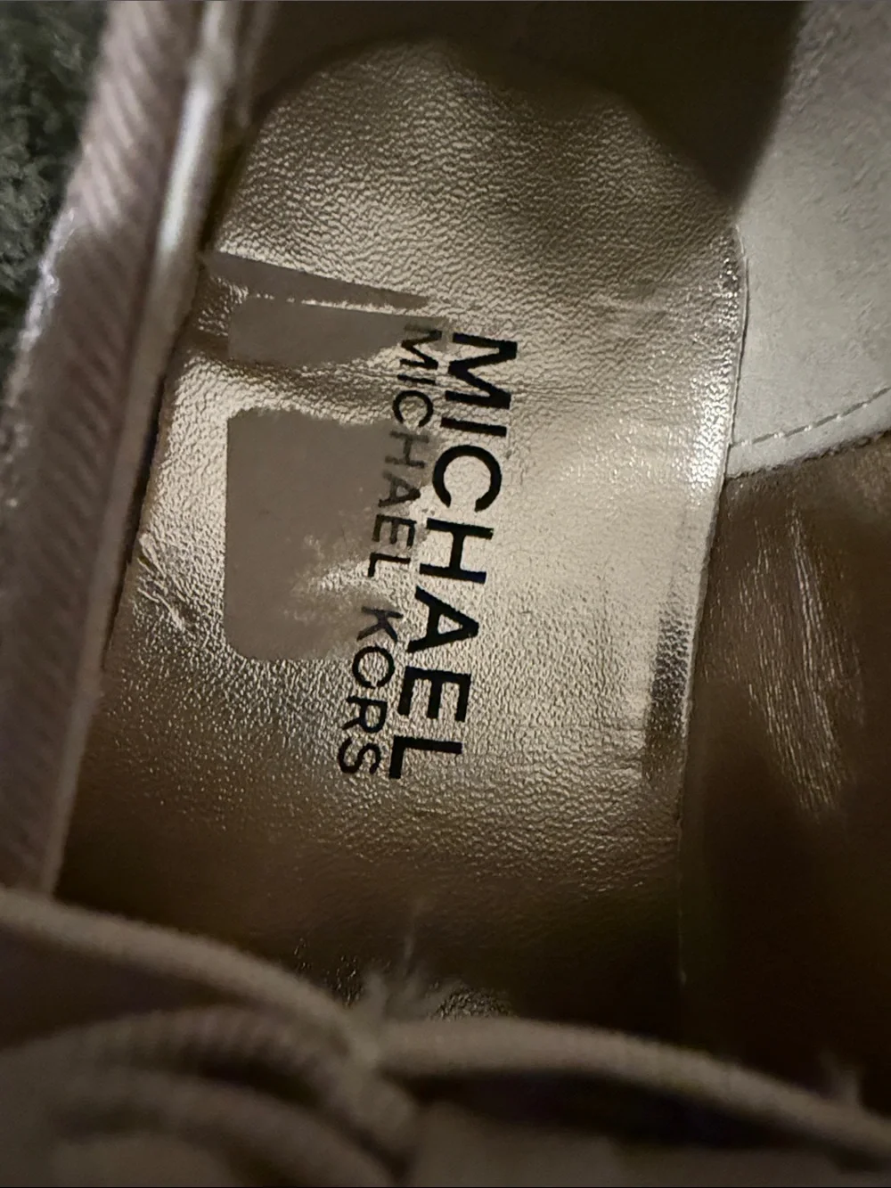 Michael Kors sparkling gold